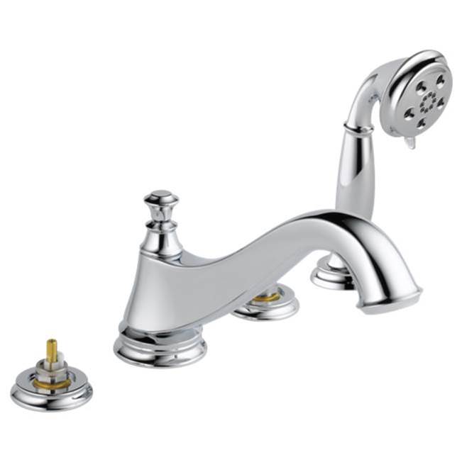 Cassidy? Roman Tub Trim with Hand Shower - Low Arc Spout - Handle Not Includeds-shop