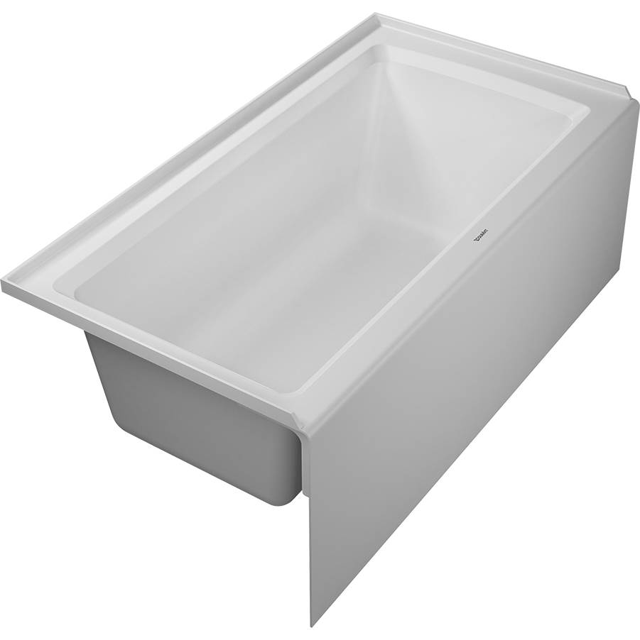 Architec 60'' x 32'' Rectangular Alcove Bathtub in White Acrylic with Left Drain,-related
