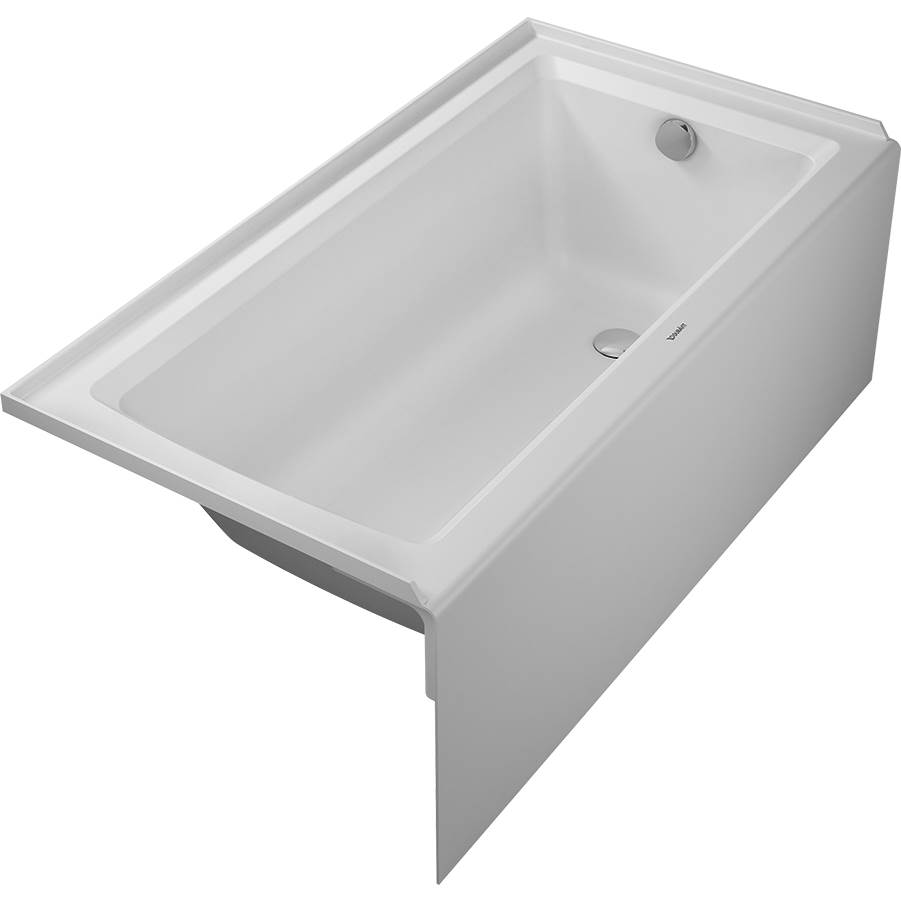 Architec 60'' x 32'' Rectangular Alcove Bathtub in White Acrylic with Right Drain-related