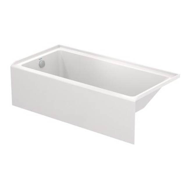 No.1 60'' x 30'' Rectangular Alcove Bathtub in White Acrylic with Left Drain, Dra-related