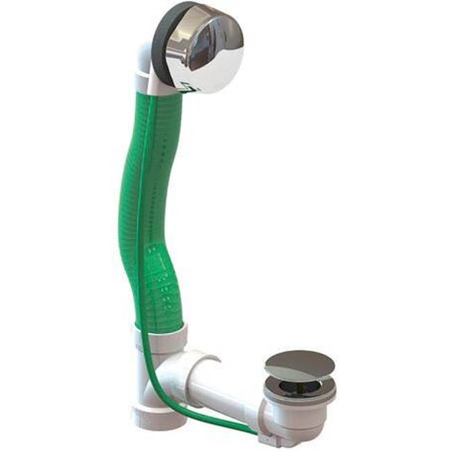 PVC 48'' Cable Bathtub Drain in Brushed Nickel-related