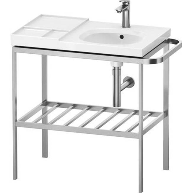 Aurena 30 7/8'' x 31 5/8'' Console in Brushed Stainless Steel-related