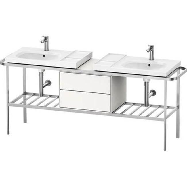 Aurena 77 1/2'' x 31 5/8'' Console in Brushed Aluminum-shop