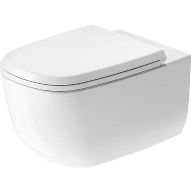 Aurena 1.28/0.8 GPF Dual Flush ADA Compliant Elongated Wall Mounted Toilet in Sat-related
