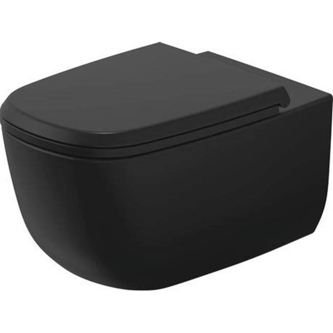 Aurena 1.28/0.8 GPF Dual Flush ADA Compliant Elongated Wall Mounted Toilet in Mat-shop