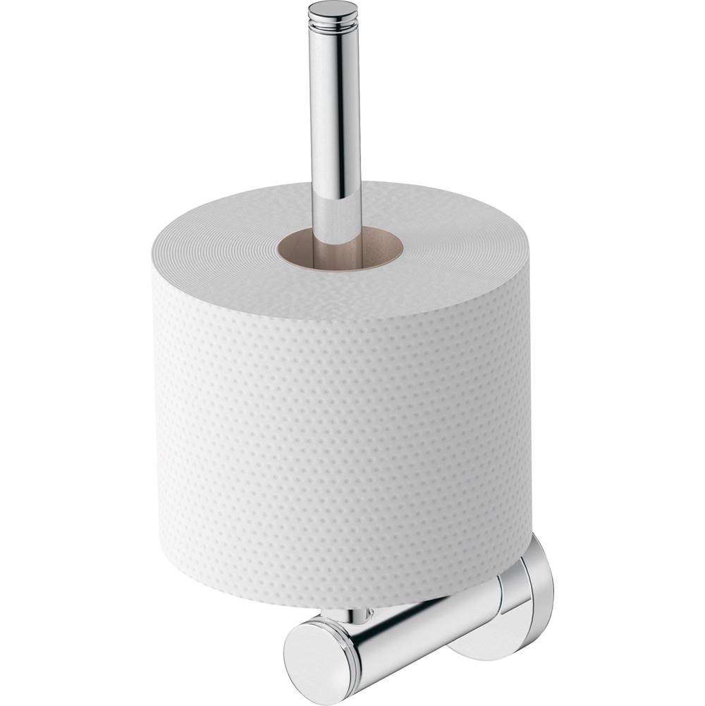 D-Code Single Roll Toilet Paper Holder in Chrome-shop