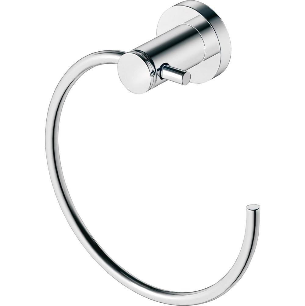 D-Code Towel Ring in Chrome-shop