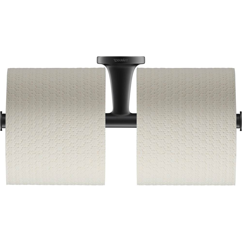 Starck T Double Roll Toilet Paper Holder in Matte Black-related