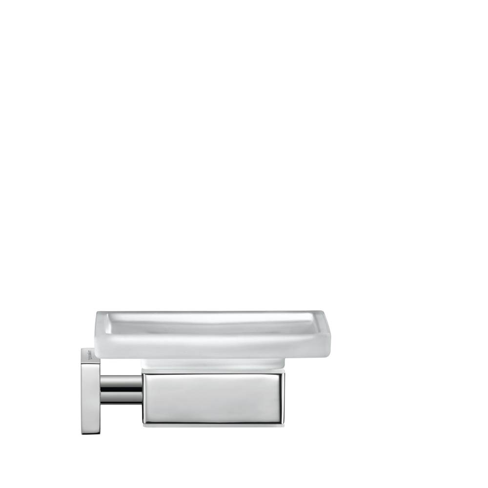 Karree Wall Mount Soap Dish in Chrome-related