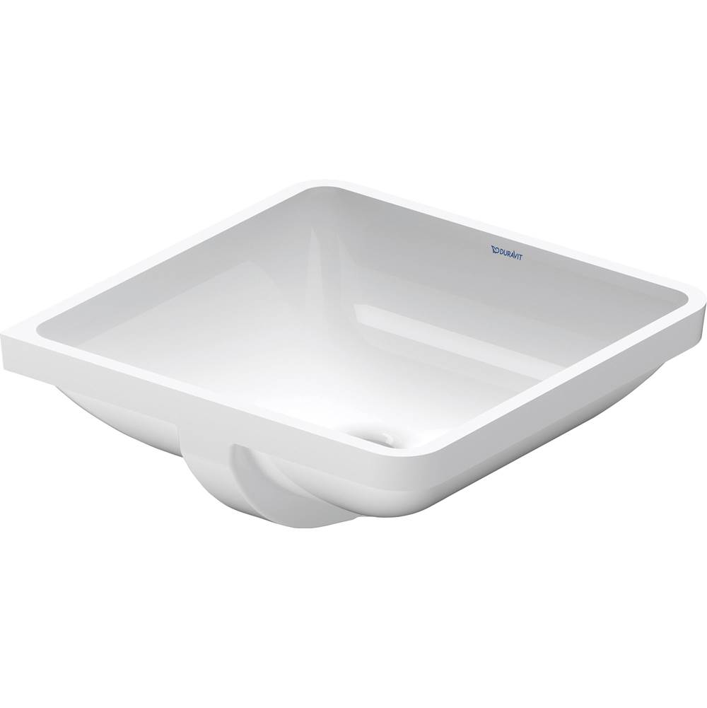 Starck 3 18 1/4'' Rectangular Undermount Sink in White with Overflow-related