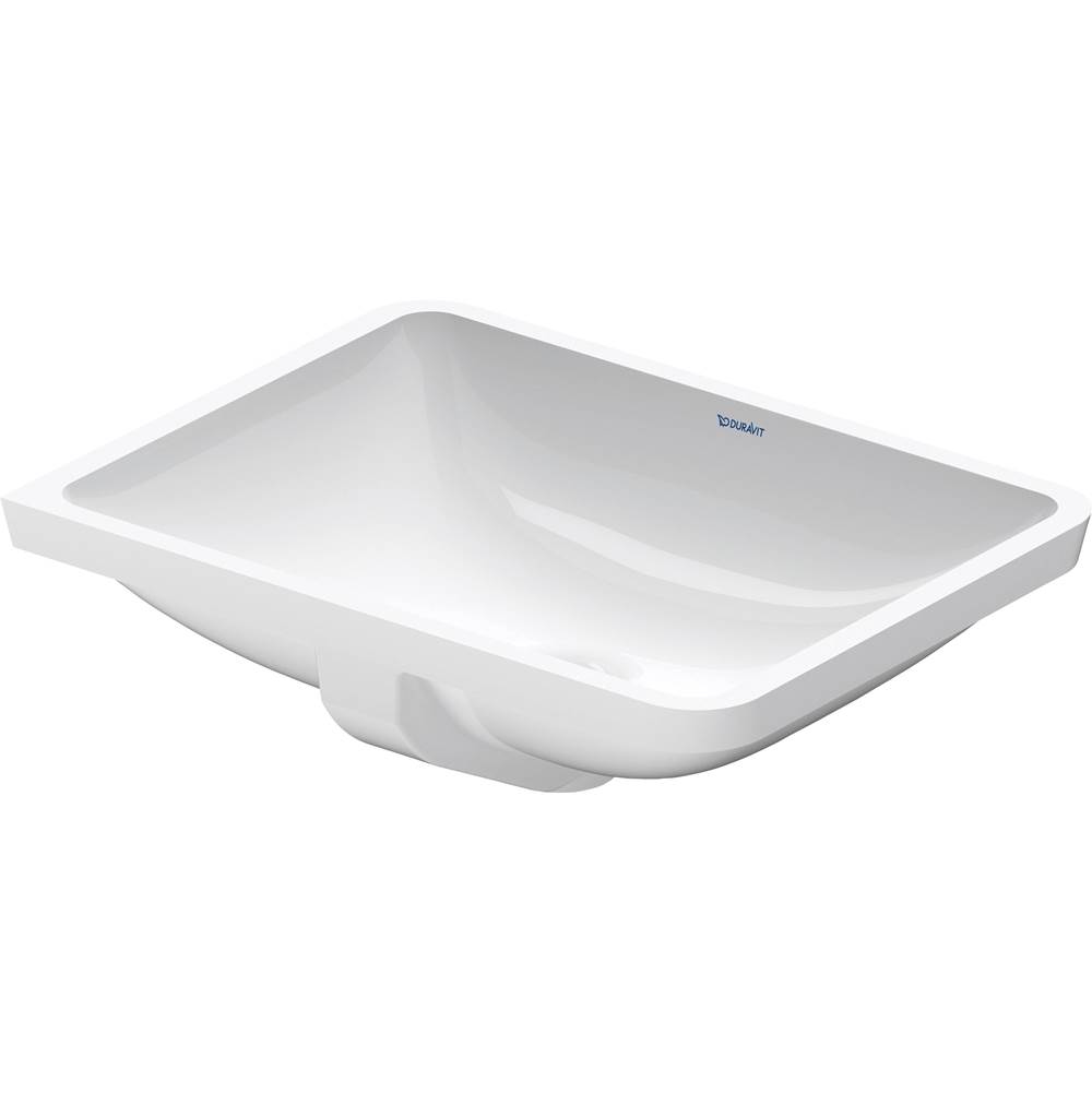 Starck 3 20 7/8'' Rectangular Undermount Sink in White with Overflow-related
