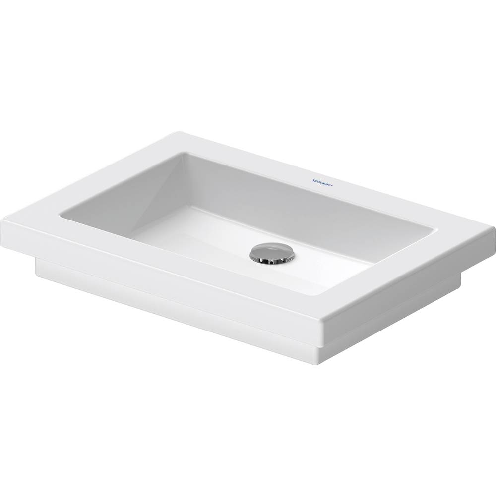 2nd floor 22 7/8'' Rectangular Vessel Sink in White-shop