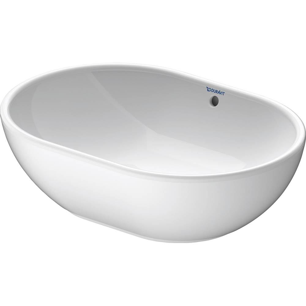 Design Classics 19 1/2'' Oval Vessel Sink in White with Overflow-related