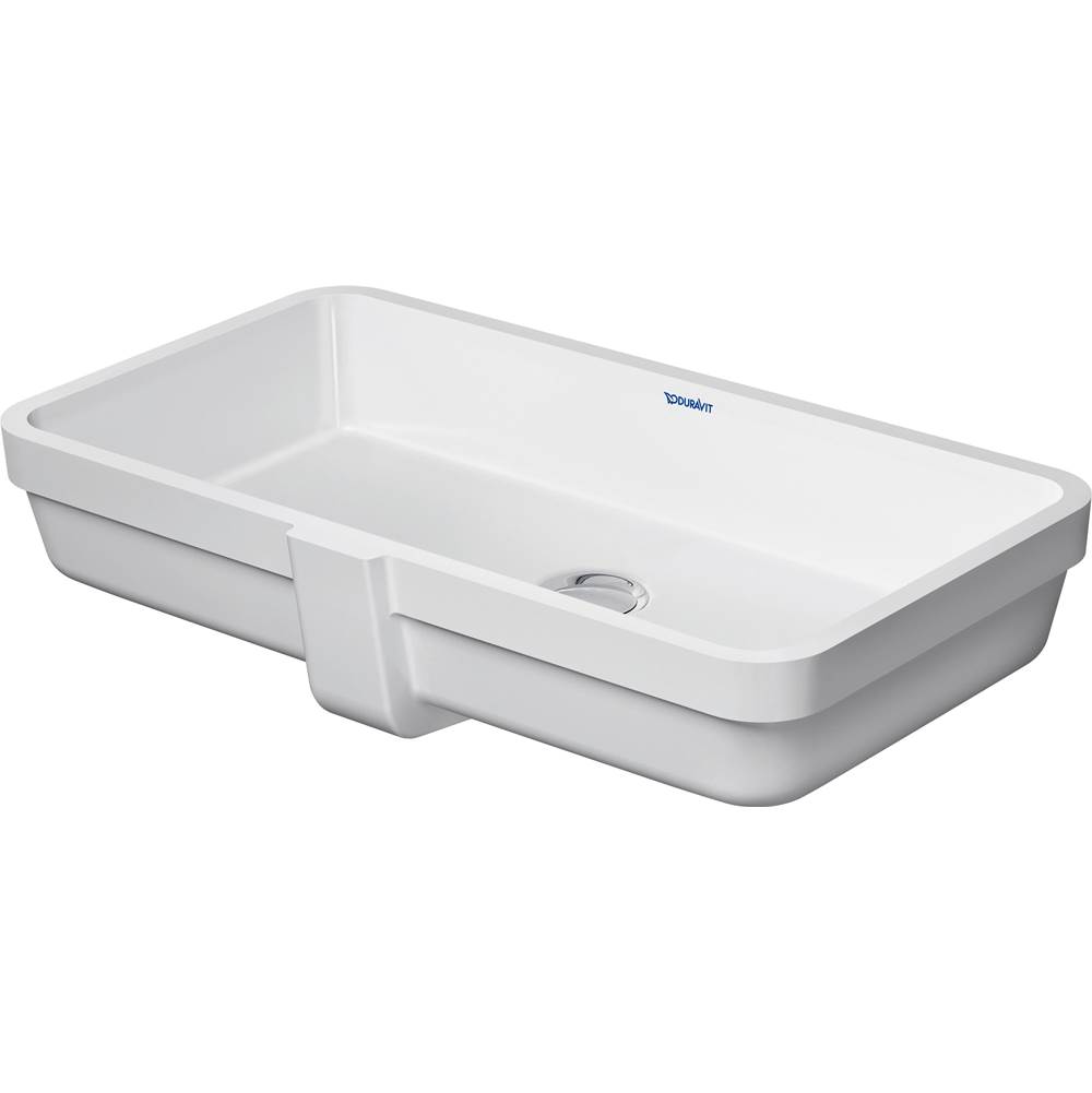 Vero 25'' Rectangular Undermount Sink in White with Overflow-related