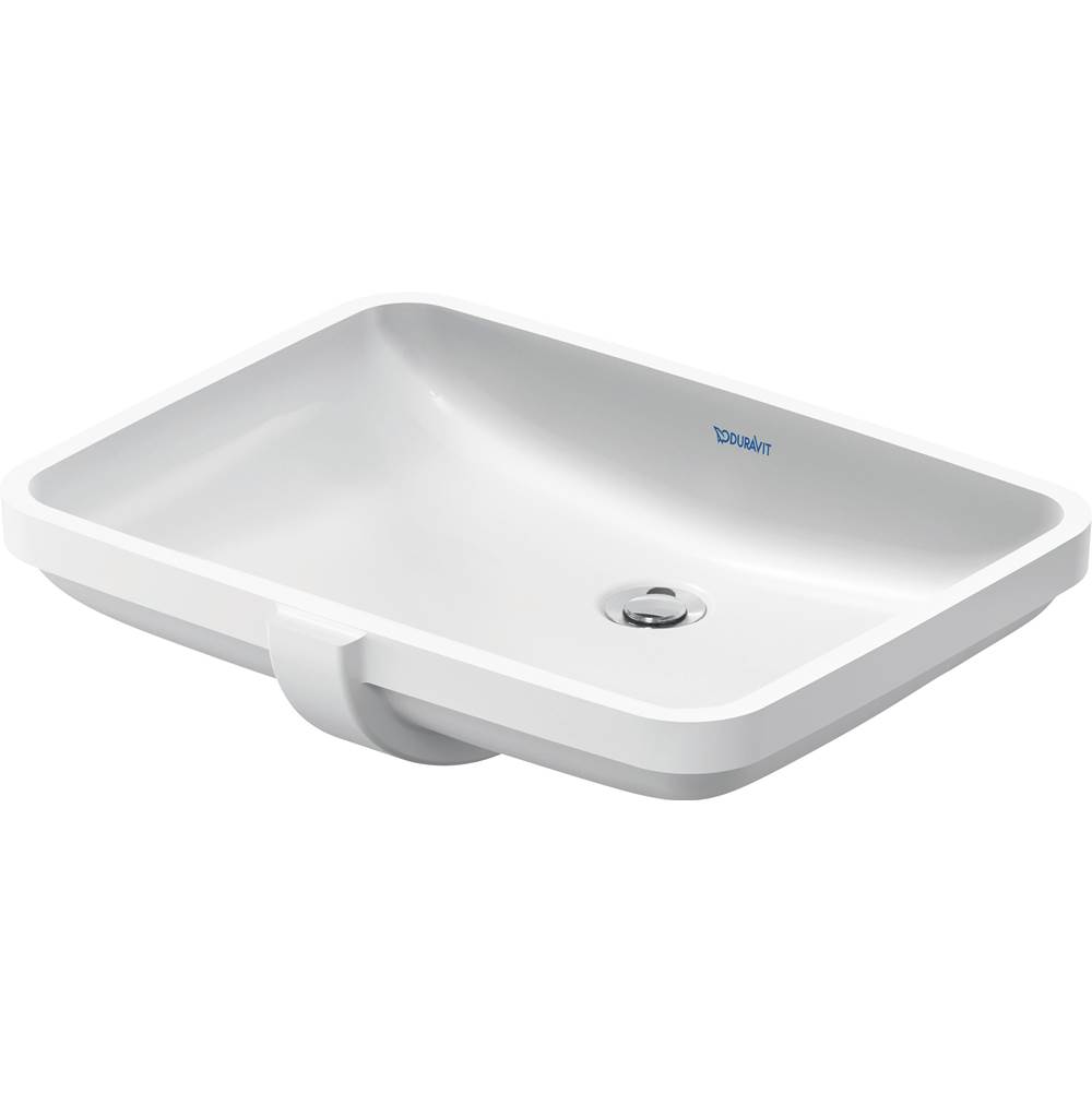 No.1 23'' Rectangular Undermount Sink in White with Overflow-related