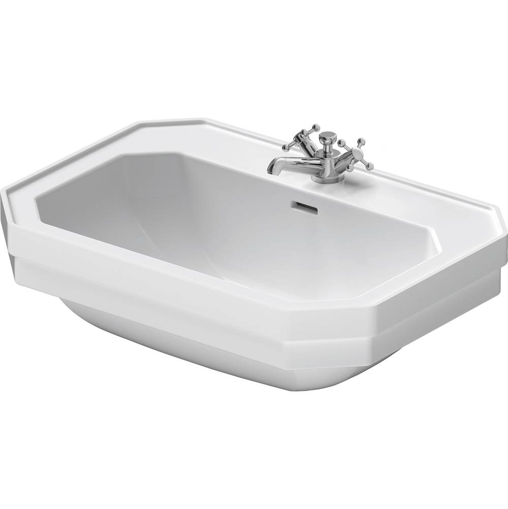 1930 series 27 1/2'' Octagonal Wall Mounted Sink in White with Single Faucet Hole-related