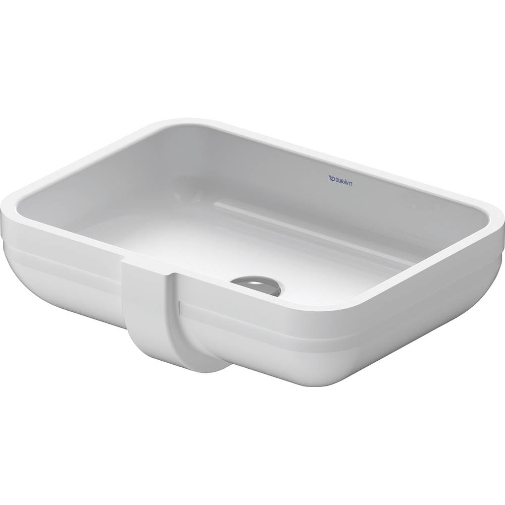 Happy D.2 18 7/8'' Rectangular Undermount Sink in White with Overflow-related