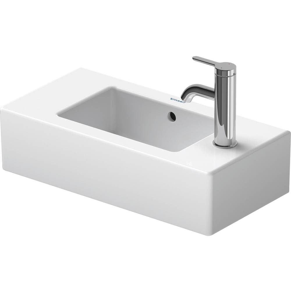 Vero 19 5/8'' Rectangular Wall Mounted Sink in White with Overflow-related