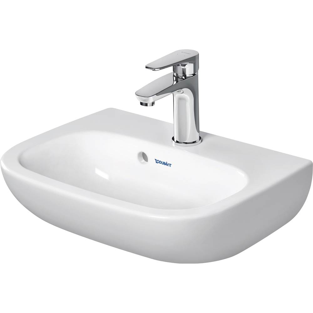 D-Code 17 3/4'' Rectangular Wall Mounted Sink in White with Single Faucet Hole an-related