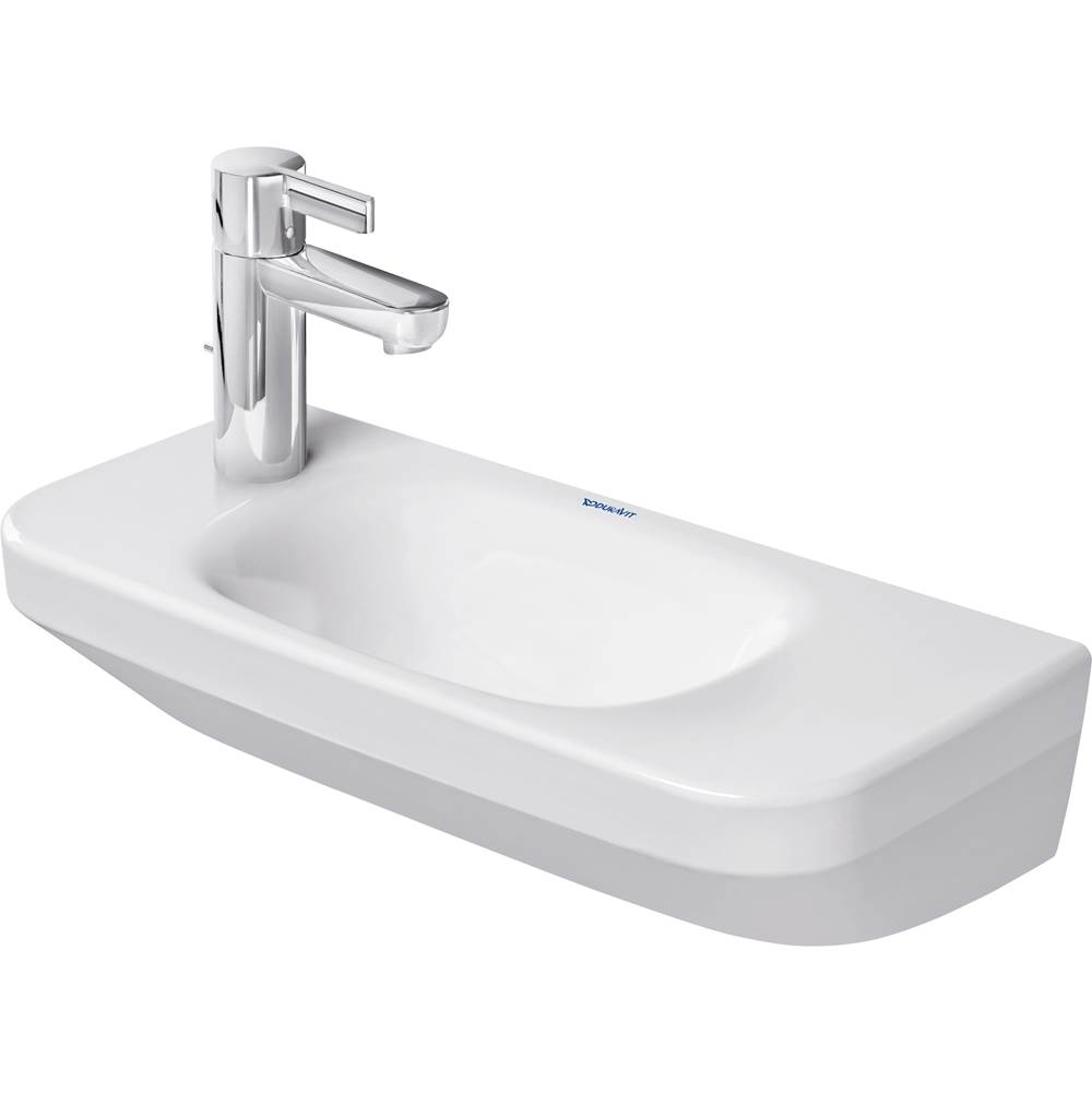DuraStyle 19 5/8'' Rectangular Wall Mounted Sink in White with Single Faucet Hole-related
