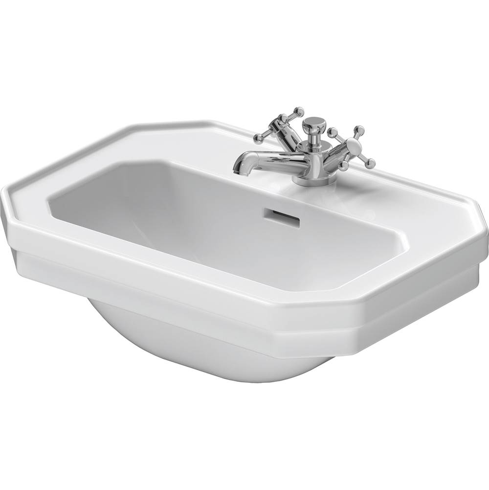 1930 series 19 5/8'' Octagonal Wall Mounted Sink in White with Single Faucet Hole-shop