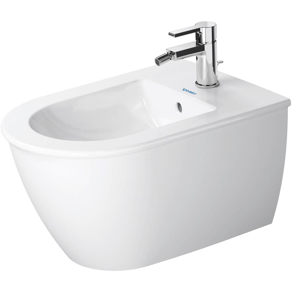 Darling New Single Hole Horizontal Spray Wall Mount Bidet in White-shop
