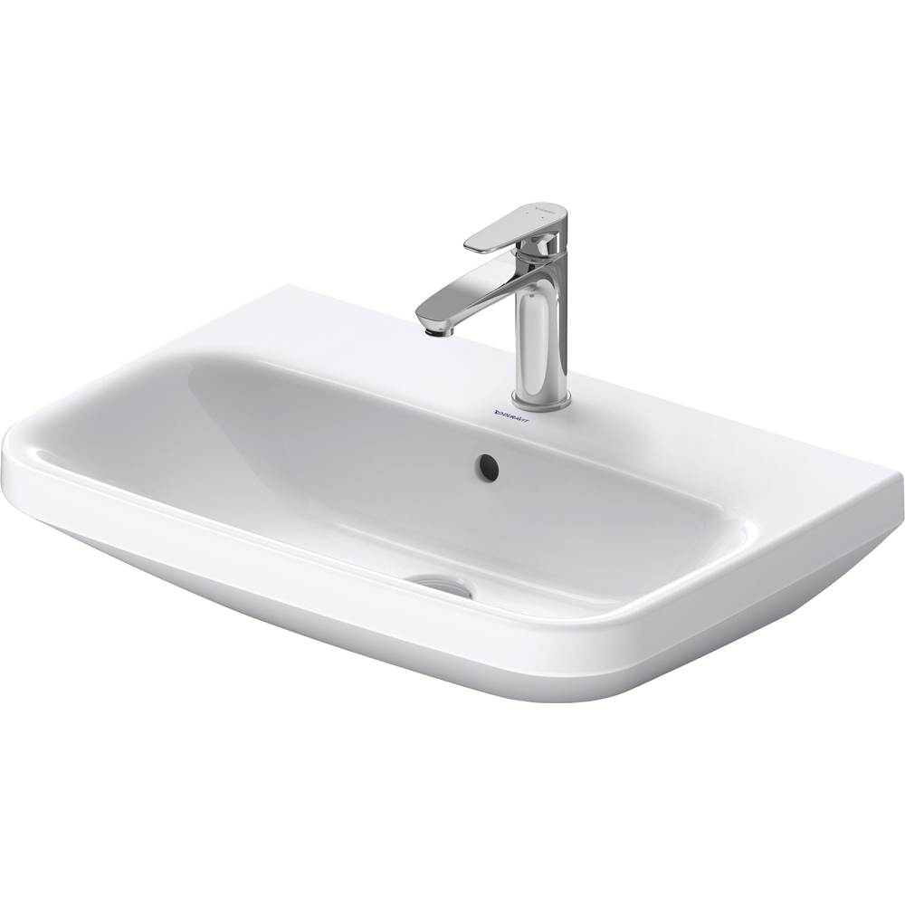 DuraStyle 25 5/8'' Rectangular Wall Mounted Sink in White with Single Faucet Hole-related