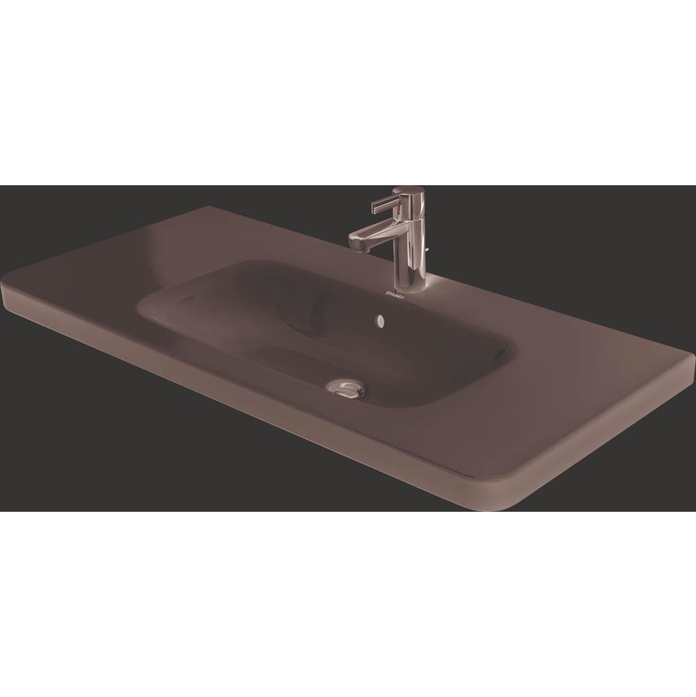 DuraStyle 39 3/8'' Rectangular Wall Mounted Sink in White with Single Faucet Hole-related