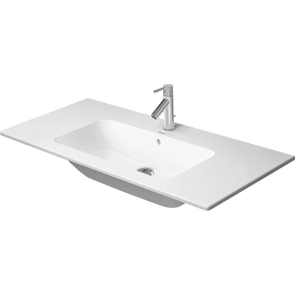 ME by Starck 40 1/2'' Rectangular Wall Mounted Sink in White with Overflow-related
