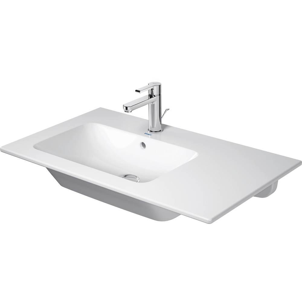 ME by Starck 32 5/8'' Rectangular Wall Mounted Sink in White with Single Faucet H-related