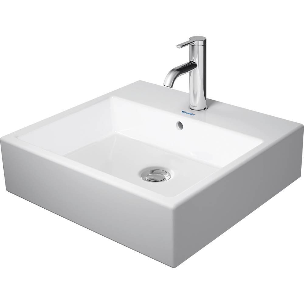 Vero 19 5/8'' Rectangular Wall Mounted Sink in White with Single Faucet Hole and -related