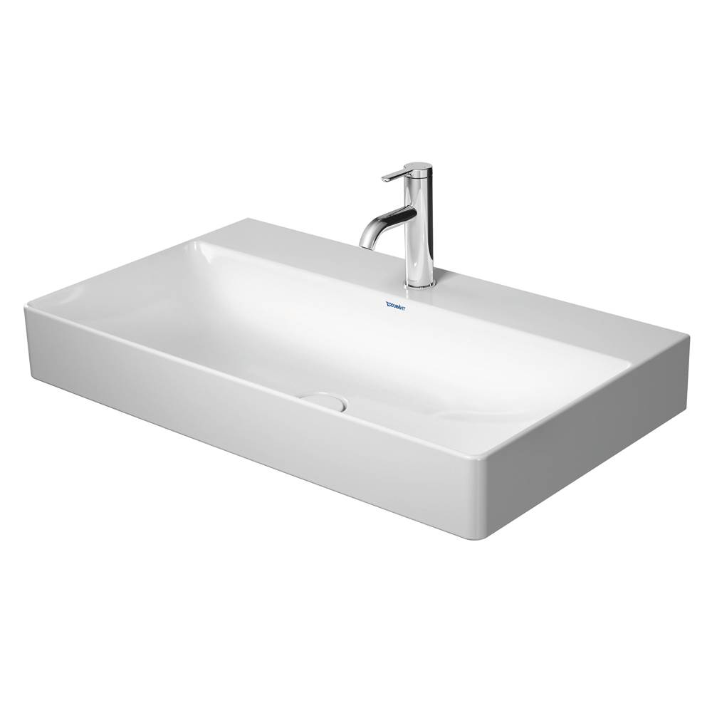DuraSquare 30 1/2'' Rectangular Vessel Sink in White with Single Faucet Hole and-related