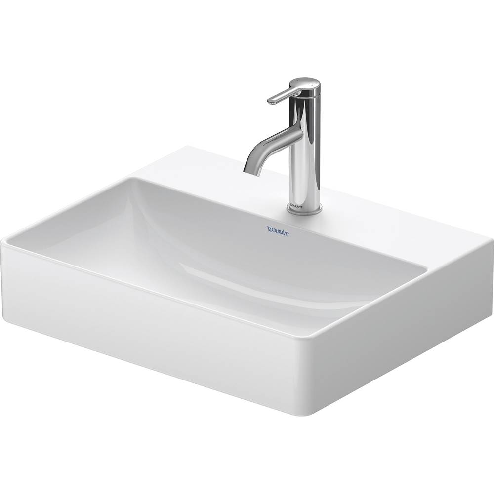 DuraSquare 19 5/8'' Rectangular Vessel Sink in White with Single Faucet Hole and-related