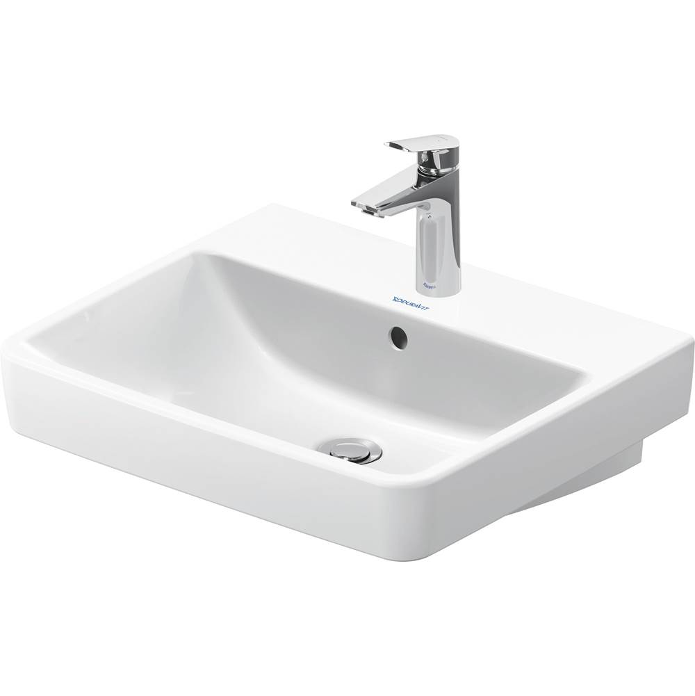 No.1 21 5/8'' Rectangular Wall Mounted Sink in White with Single Faucet Hole and -related