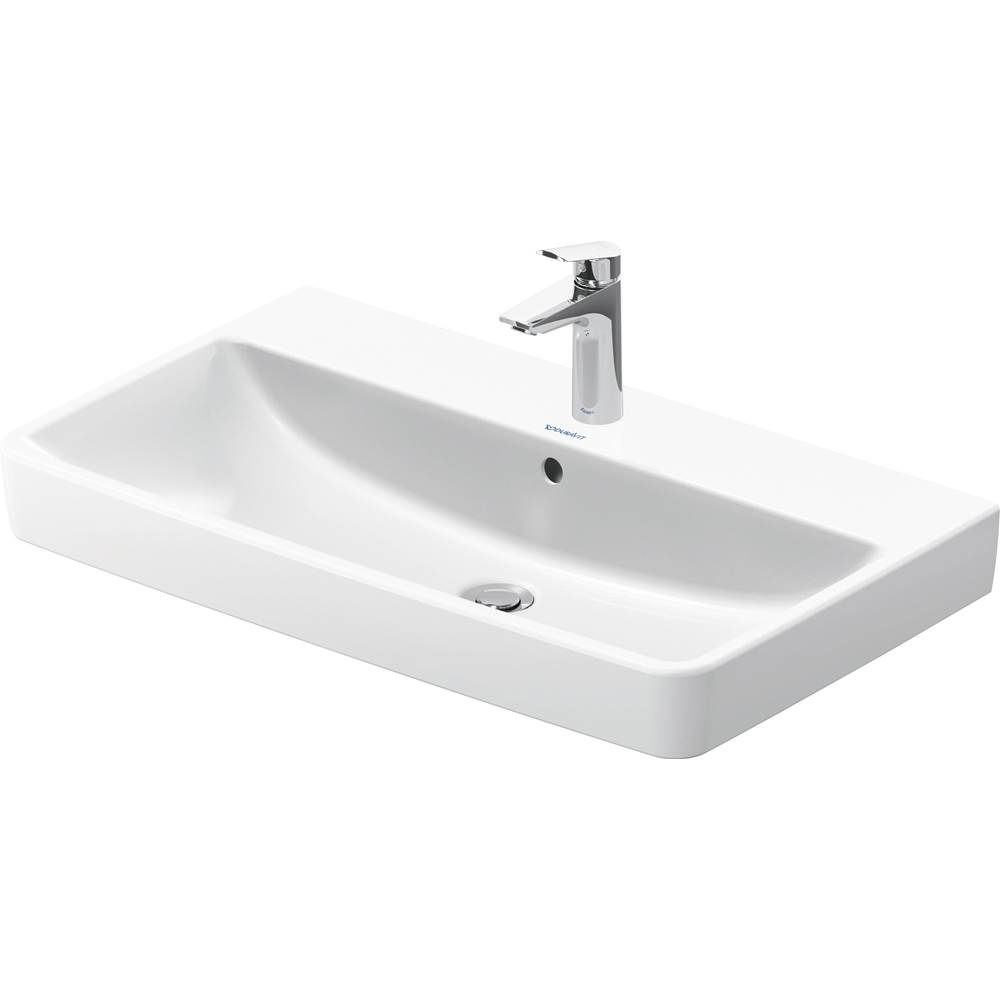 No.1 31 1/2'' Rectangular Wall Mounted Sink in White with Single Faucet Hole and -related