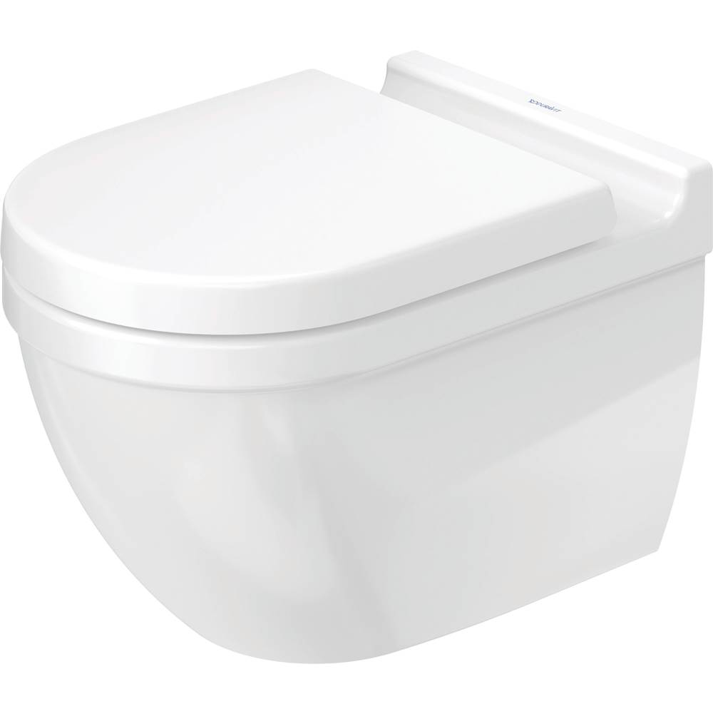 Starck 3 1.6/0.8 GPF Dual Flush Rimless ADA Compliant Elongated Wall Mounted Toil-related