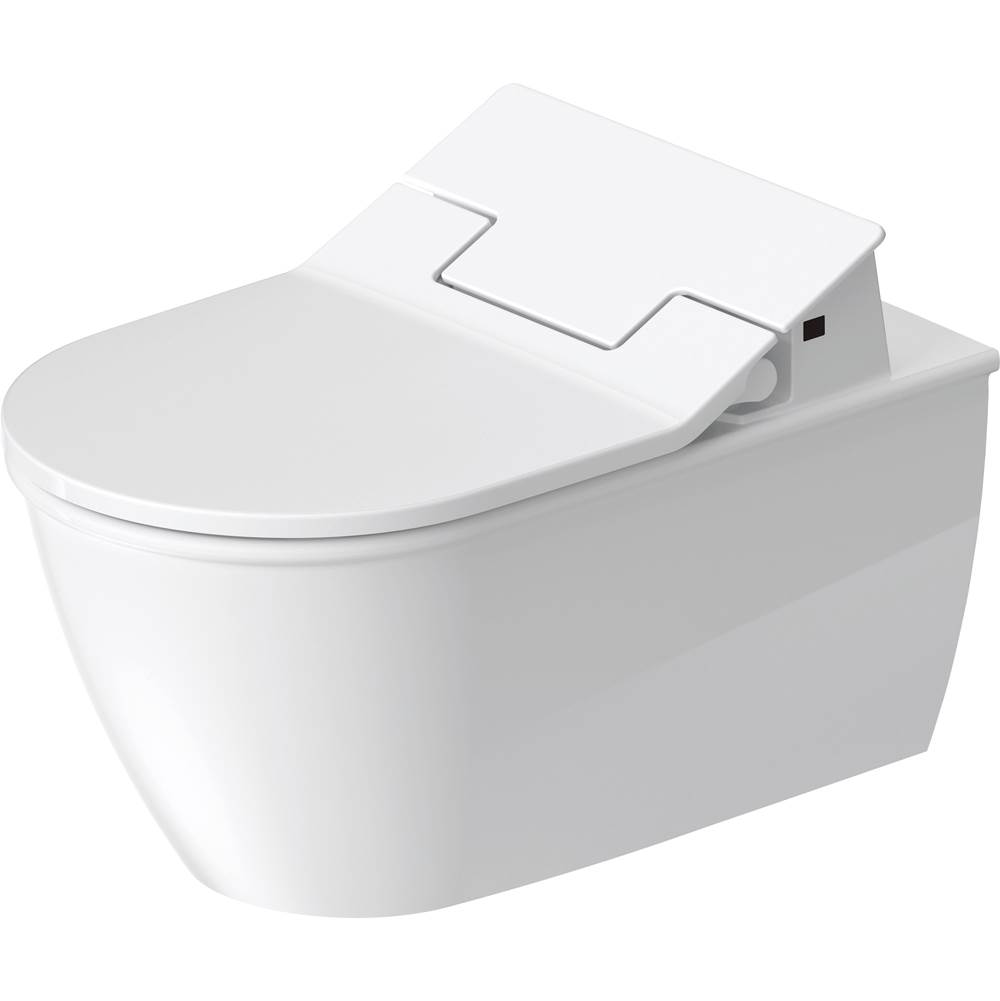Darling New 1.6/0.8 GPF Dual Flush ADA Compliant Elongated Wall Mounted Toilet in-related