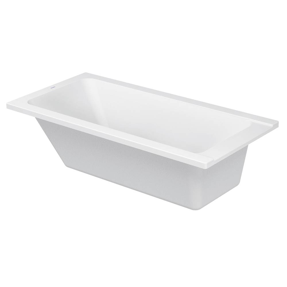 D-Code 59'' x 29 1/2'' Rectangular Drop In Bathtub in White Acrylic with Reversib-related