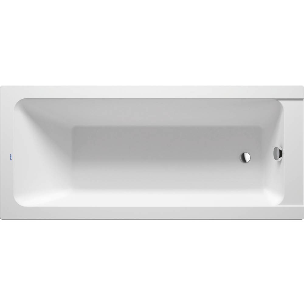 D-Code 66 7/8'' x 29 1/2'' Rectangular Drop In Bathtub in White Acrylic with Reve-related