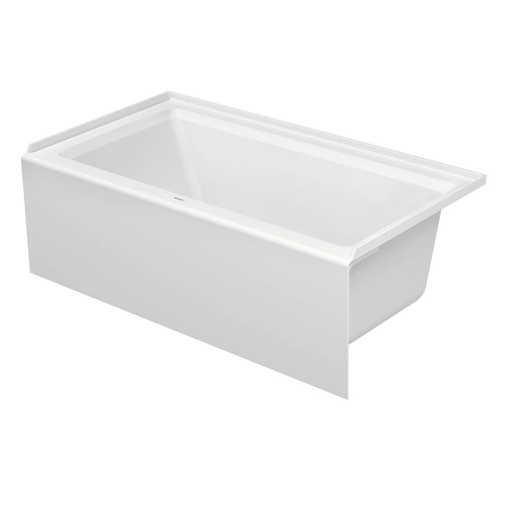 Architec 60'' x 32'' Rectangular Alcove Bathtub in White Acrylic with Right Drain-related