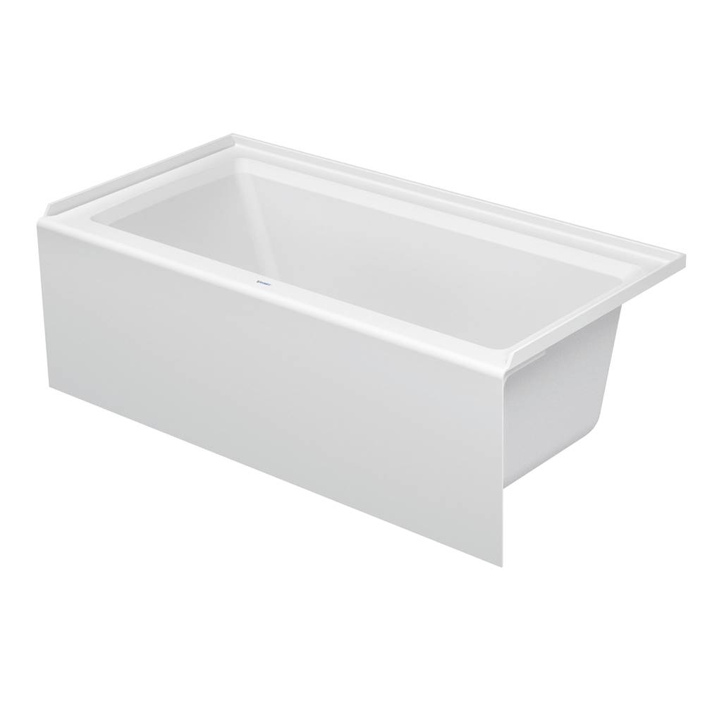 Architec 60'' x 30'' Rectangular Alcove Bathtub in White Acrylic with Right Drain-related