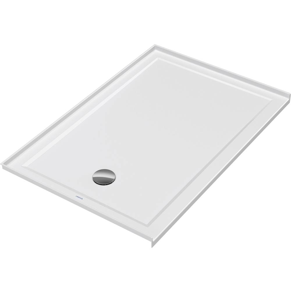 Architec 54'' x 36'' Rectangular Acrylic Single Threshold Shower Base in White wi-related