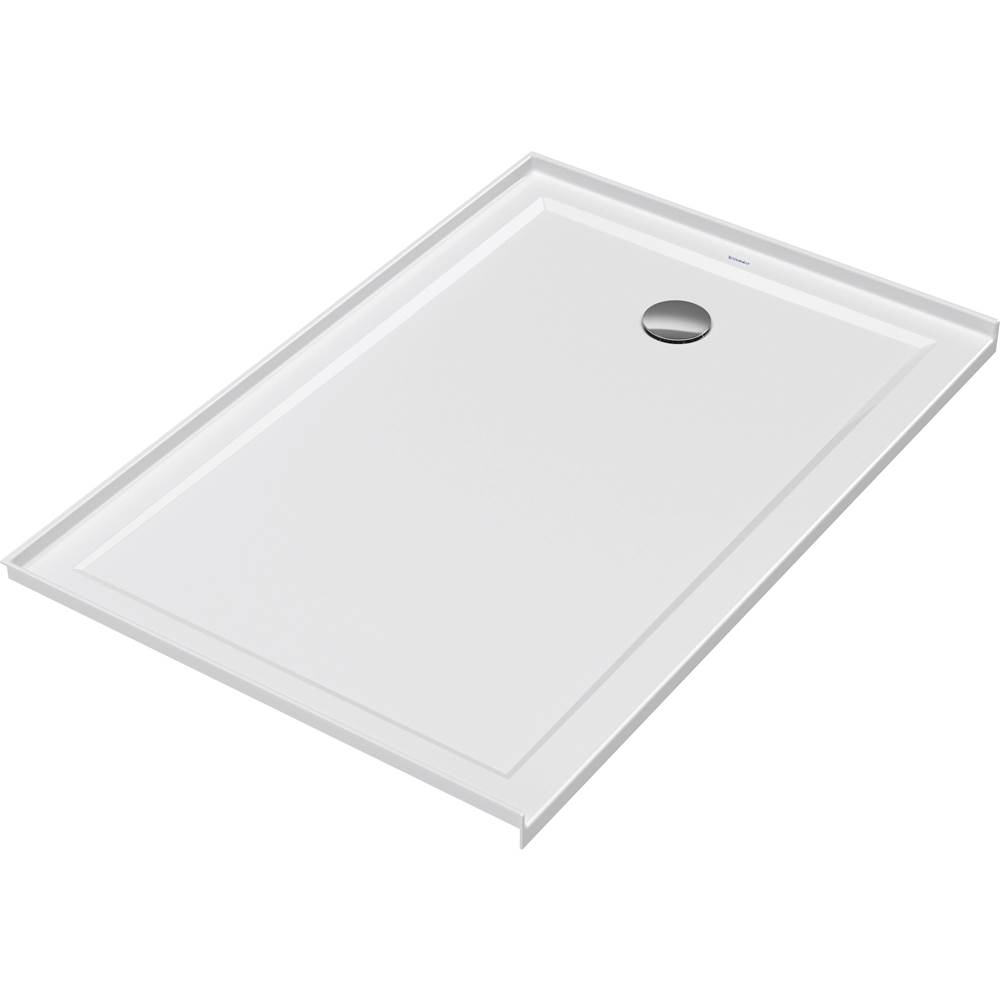 Architec 54'' x 36'' Rectangular Acrylic Single Threshold Shower Base in White wi-related