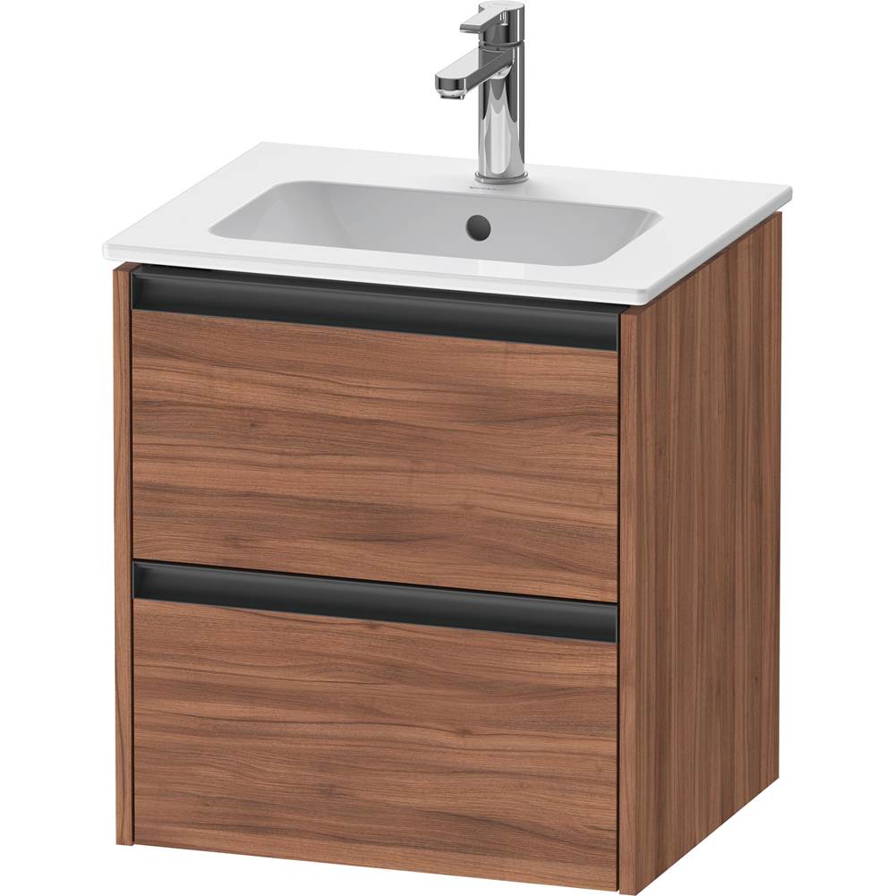 Ketho.2 20 1/8'' Wall Mount Two Drawer Single Vanity Cabinet in Natural Walnut, S-related
