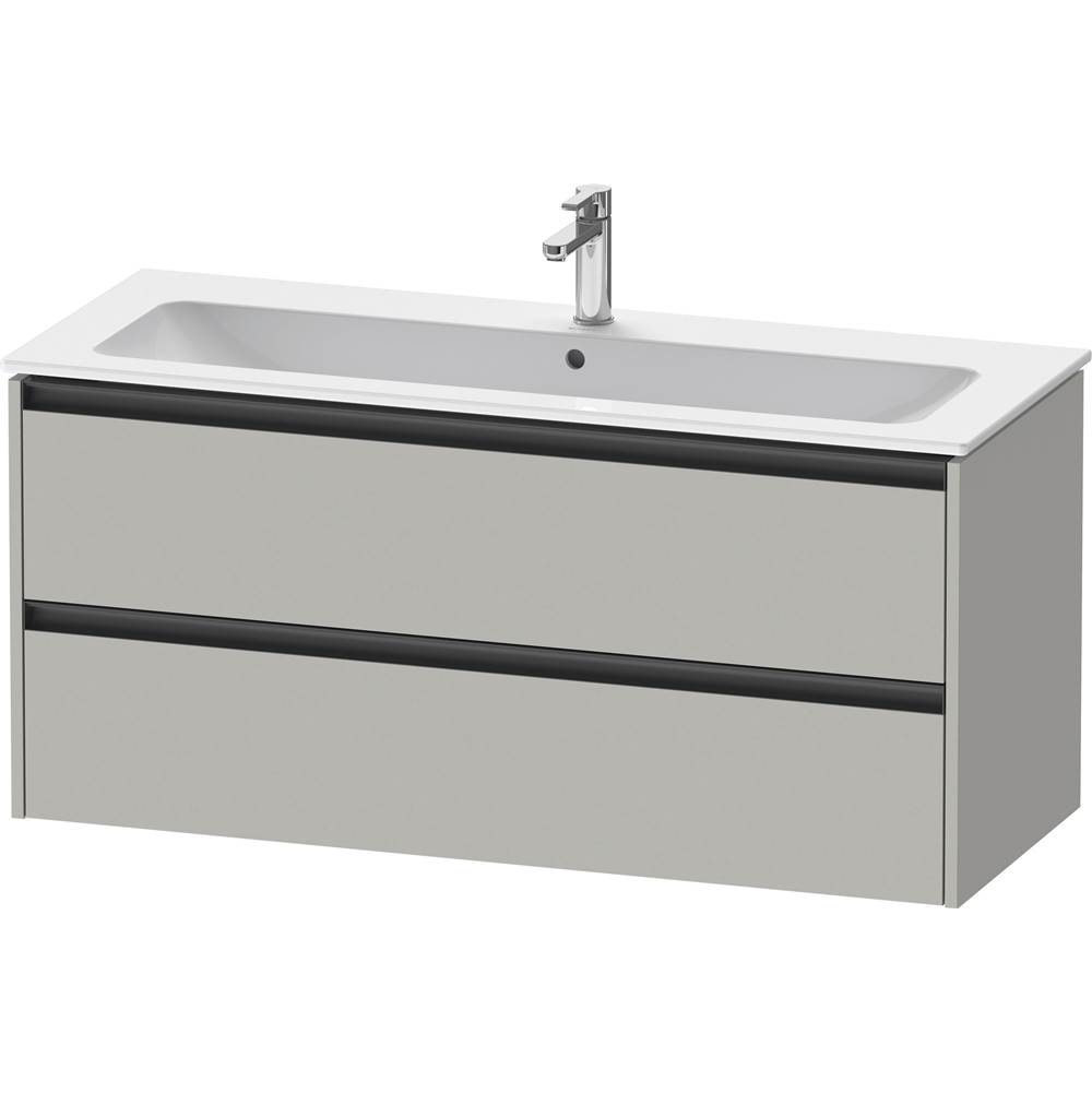 Ketho.2 47 5/8'' Wall Mount Two Drawer Single Vanity Cabinet in Matte Concrete Gr-related