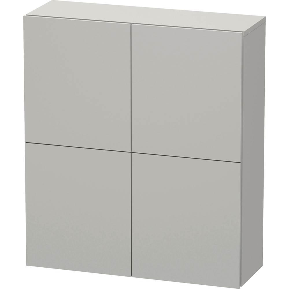 L-Cube 27 1/2'' x 31 1/2'' Wall Mount Linen Cabinet in Matte Concrete Gray-related