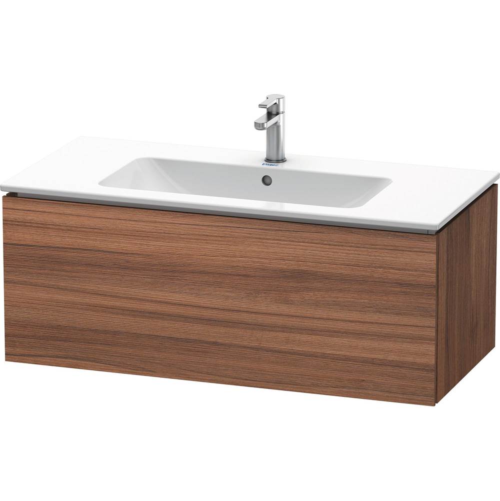 L-Cube 40 1/8'' Wall Mount One Drawer Single Vanity Cabinet in Natural Walnut, Si-related