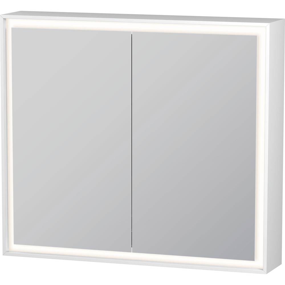 L-Cube 31 1/2'' x27 1/2'' 1 Left 1 Right Hinge 2 Door LED Rectangular Medicine Ca-shop