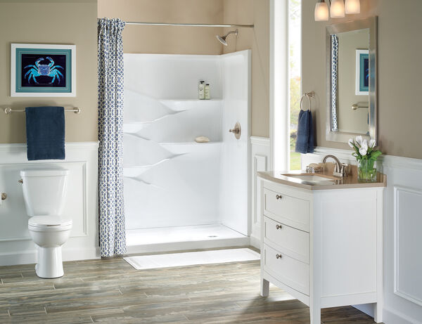 Laurel® 60" X 32" Shower Base Right Drain In High Gloss White MODEL#: B78311-6032R-WH-0-large