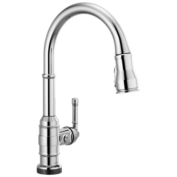 Broderick™ Single Handle Pull-Down Kitchen Faucet With Touch2O Technology In Chrome MODEL#: 9190T-DST-related